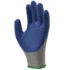 seamless polycotton crinkled latex gloves
