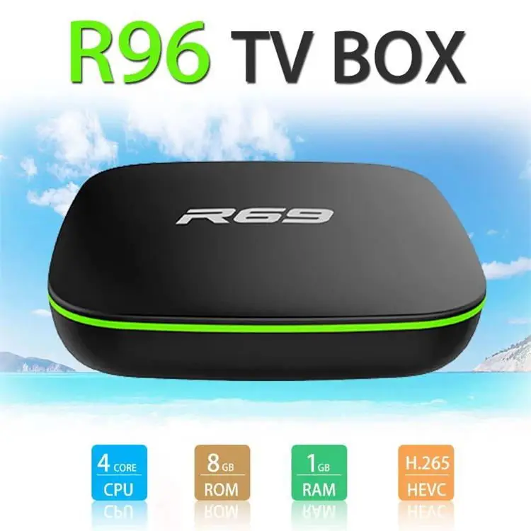 Skillful manufacture tv box android R69 4K smart tv 1/8G 2/16G set top tv box allwinner H3