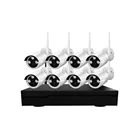 New Arrival 1080P Security cctv camera 8 ch wireless wifi nvr camera kit