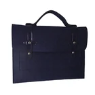 Wool Felt laptop bag 15 inch Felt briefcase with Handle