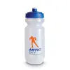 [SuccessPromo] 500-600 ml sport drinking bottle in milky white PE plastic with coloured lid