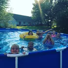 Wholesale Design Inflatable Adult Intex Round Metal Frame Swimming Pools