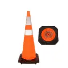 collapsible led light foldable traffic cone