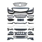 front and rear bumper body kits front grille fog lamp cover for Mercedes BenZ C63 W205 AMG 2015