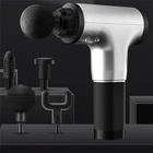 Gun Massage Gun 2020 Private Label 4 Heads Fascial Deep Muscle Body Usb Massage Gun