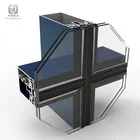 Guangzhou glass curtain wall aluminum extrusion profile