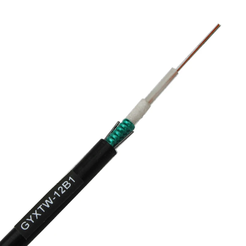 Optic fiber and cable 48 Core Aerial Single Mode Cheap 6mm G657a1 Price Shenzhen Gyxtw53 12f Fiber Optic Cable