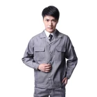 Cotton Safety Flame Fire Retardant Workwear Coverall Zip Front Overall Boiler Suit