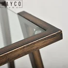 Tea Table Glass Tea Table Design Mayco 2 Tier Tempered Glass Top Metal Side Tea Table