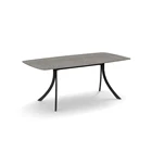 Metal Table Design Table Customized Modern Furniture Metal Feet Ceramic Top Dining Table