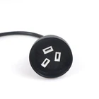 2 pin female male 110v australian laptop cable power cord with inline switch