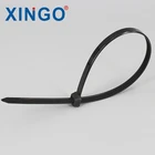 Nylon PA66 plastic cable tie producer by ROHS SGS certificated