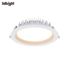 New design top quality aluminum round fixture ceiling 12W 16W 18W 25W 35W SMD recessed led hotel down light