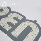 日の出記号メーカーカスタム防水リジッドsmd led看板letreiro ledのオープン記号ビジネスrotulos led