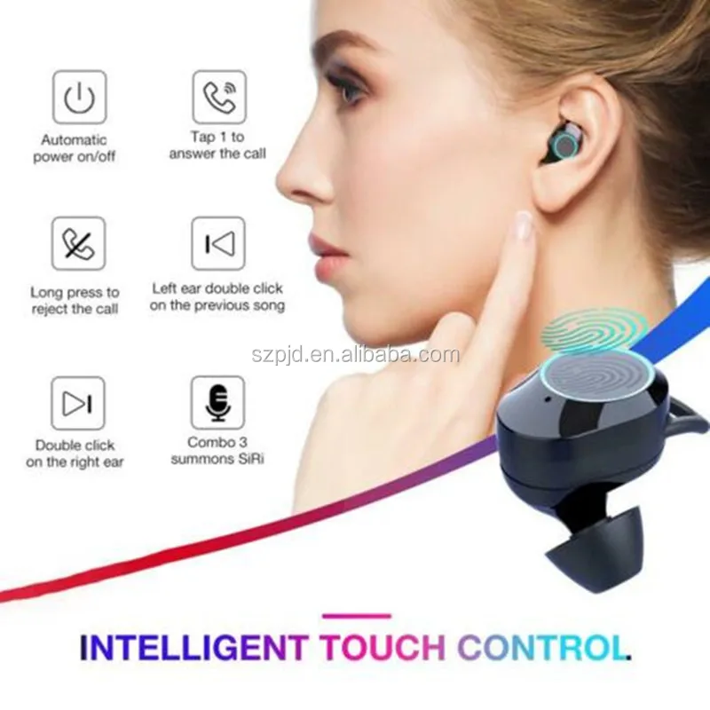 G20 Tws Blue tooth wireless headphones Ipx6 waterproof headphones with LCD screen 3300mAh Smart Power Bank - ANKUX.COM