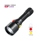 Torch 3 Signal Lamp Torch Magnet Multifunctional 3 Color Green Red White Railway Signal Led Flashlight