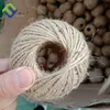 Natural 2Ply Twisted Jute Twine String Rope Toys Craft Making Garden Packaging Used