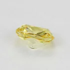 8.5*9.5mm canary yellow stone Cz stones Diamond Cutting Cushion Synthetic Diamond
