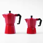 Amazon FDA Certification Promotion Good Price Portable Espresso Aluminum Stove top Coffee Maker Moka Pot