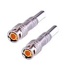 Solderless BNC Male Connector for RG59 with Spring to screw terminal used on CCTV