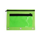 Classical audited BSCI Target WalMart stationery pencil case American pen bag 3 ring binder zipper pencil pouch