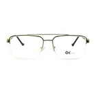92145 New Popular Glasses Metal Optical Frame Half Rimless Eyeglasses Occhiali