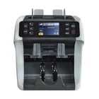 portable top loading bank note professional two pocket bill multi banknote sorter money counter and cash currency sorter machine