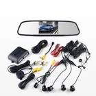 2019 Car rear view monitor waterproof shockproof rear mirror 4.3" dual lens camera