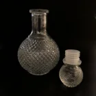 Clear Wine Glass Bottle Customized Transparent Clear Wine Glass Bottle For Alcohol Whiskey