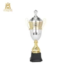 Wholesale cheap top quality custom big size metal trophy for champions
