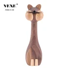 2020 latest customization gifts crafts wood wooden cat and mouse craft hot sale