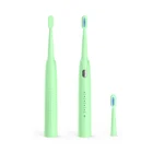 Electric Purple Natural Shape Makeup Brush Dispenser Finger Wavy Handsfree Smart Wireless Retractable Electric Toothbrush