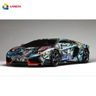 Colourful full car wrap body sticker advertising truck custom car stickers vinyl