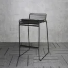 Vintage commercial industrial metal wire bertoia bar stool