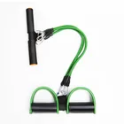 Fitness Body Building Slimming Device 2-Tube Pull Rope Home Gym Kit For Strength Training