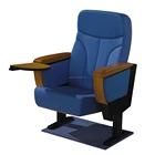 cheap church auditorium chair with writing tablet