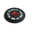 Custom Rubber 3D Embosed Logo PVC Rubber Patch