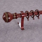 Customizable Home Decoration Curtain Pole ,Wooden Curtain Rod Set