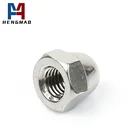 Professional M8 M10 M12 A2 A4 SS304 SS316 Hexagon Domed Cap Nut DIN1587