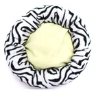 20inch polyester indoor warm soft plush small round shape puppy cat dog luxury pet bed