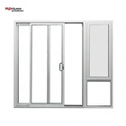 CSA NFRC AS 2047 standard buy online white double aluminium sliding glass doors with windows