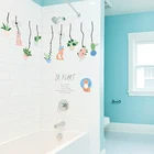 3D self adhesive Wall Sticker In Plant Home Decoration PVC customizer room decal easy diy Removable stickers