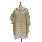 Iceland yarn oversize shawl poncho knitting sweater poncho with hat