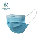 Breathable Disposable Nonwoven 3 ply earloop disposable face mask
