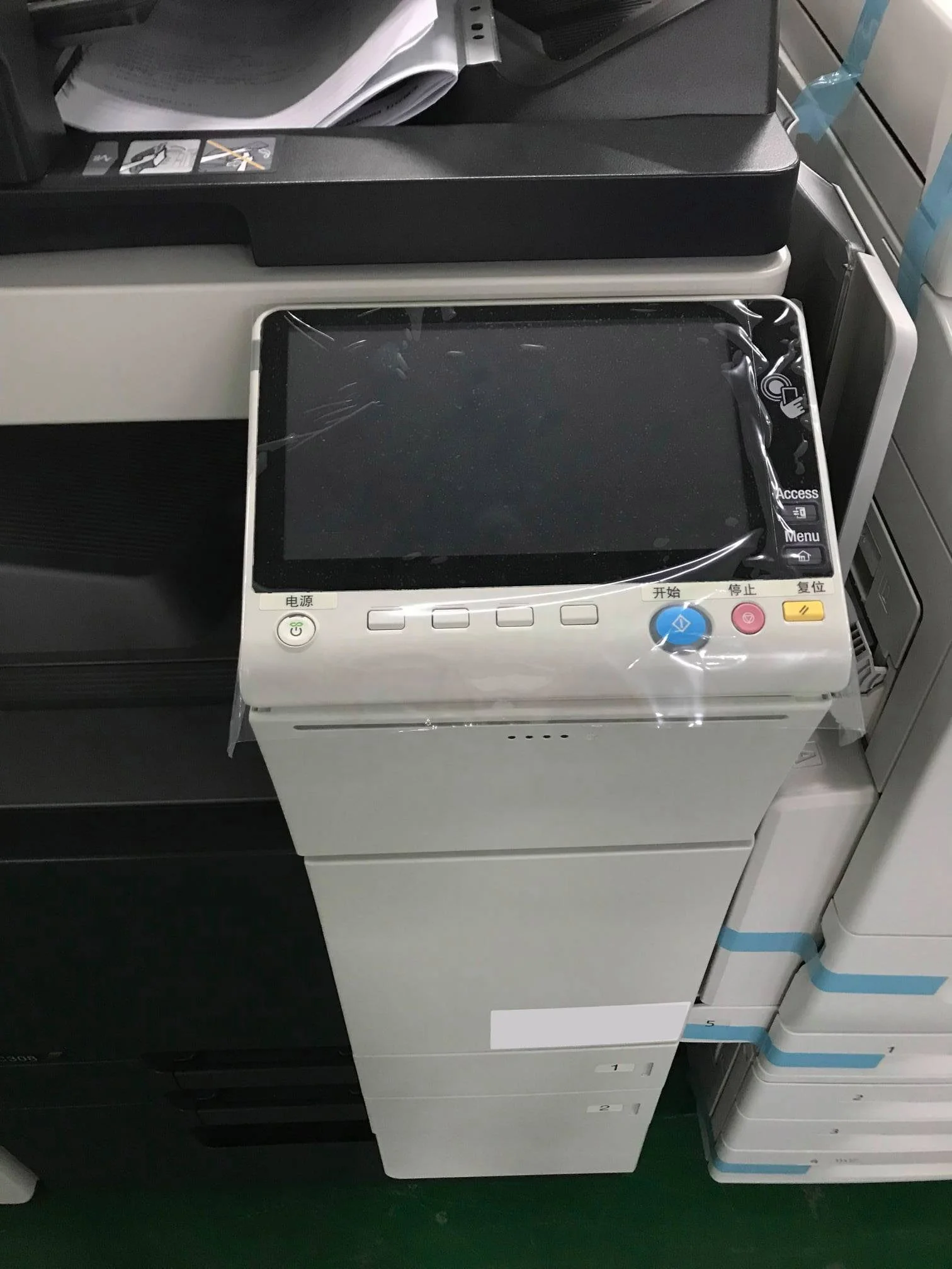 Refurbished Used C308 Bizhub Color Printer Machine Photocopier Konica