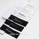 custom logo clothing labels woven or printed etiquetas para ropa