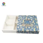 Folding Flat Cardboard Cookie Sweet Box Packaging Custom Print Party Dessert Donut Paper Box