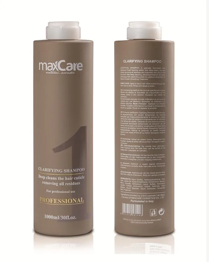 Maxcare 1000ml Keratin Treatment Brazilian Blowout Formaldehyde