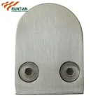 Round Clamp Round Railing Zinc Alloy Glass Clamp Shelf Holder