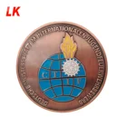 custom copper plated coin craft medallion coins No Minimum